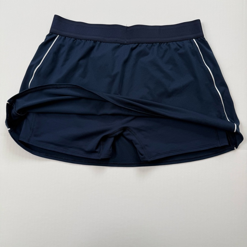 Nike Dri-FIT Athletic Skort Navy Blue Built In Shorts Tennis Golf Size L - Picture 4 of 4